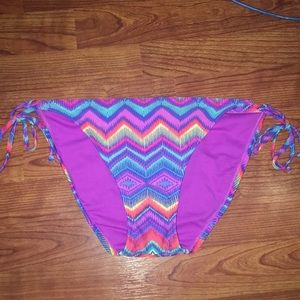 Xhilaration Multicolor String Bikini Swim Bottom